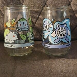 Vintage Welch's Pokémon Glasses Set